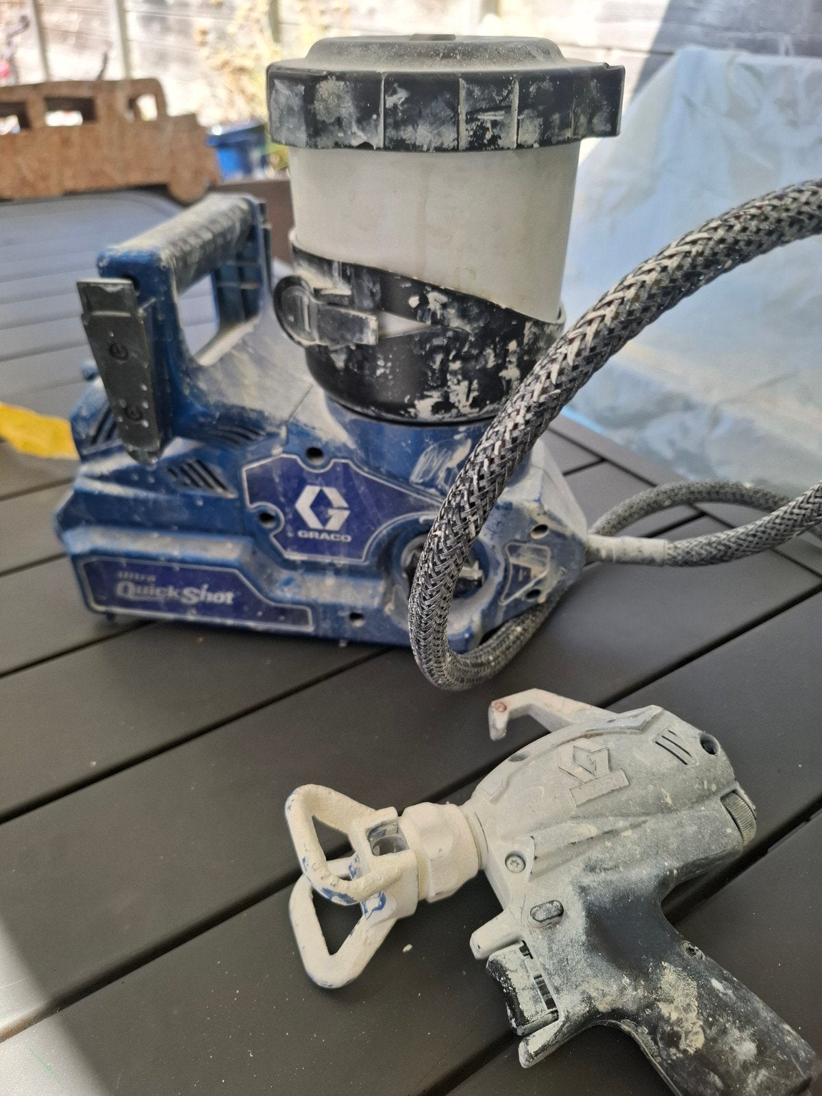 Graco quick shot, Doe-het-zelf en Verbouw, Schildersmaterialen, Ophalen of Verzenden, Verfspuit of Verfpomp