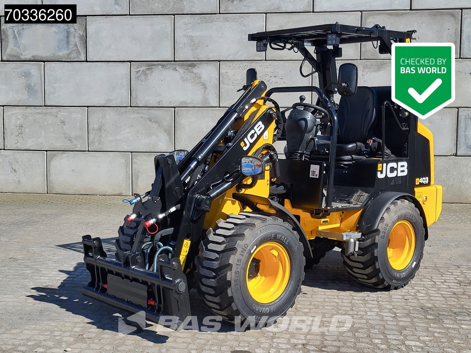JCB 403 SP FACTORY WARRANTY – EURO COUPLER - KUBOTA, Zakelijke goederen, Wiellader of Shovel