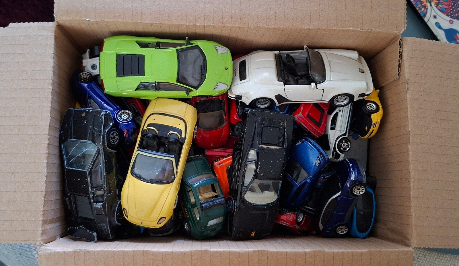 Kleine collectie speelgoedautootjes, Ophalen of Verzenden, Gebruikt