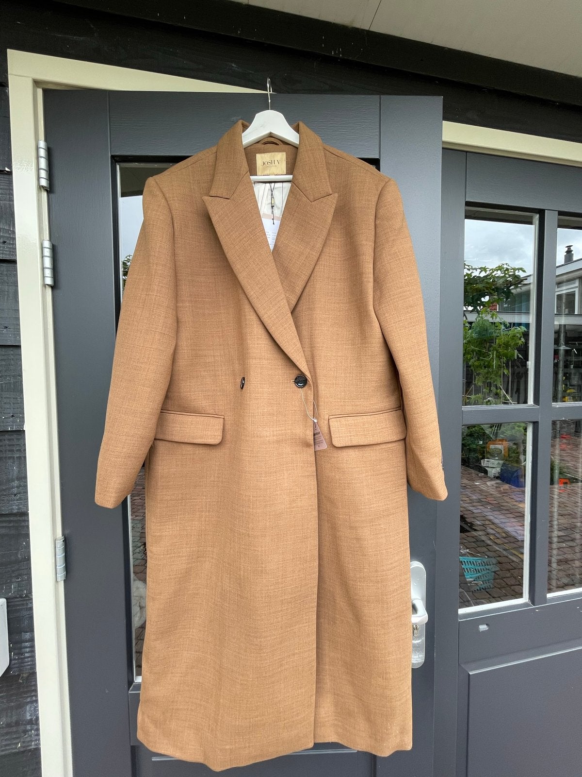 JOSH V Annika Lange Jas - Nieuw met kaartjes, Kleding | Dames, Jassen | Zomer, Ophalen of Verzenden, Nieuw, Maat 46/48 (XL) of groter