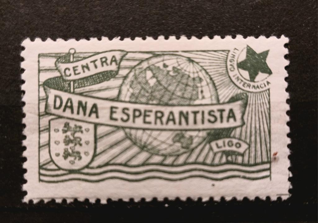 Denemarken Cinderella Esperanto 1910, Postzegels en Munten, Ophalen of Verzenden, Denemarken