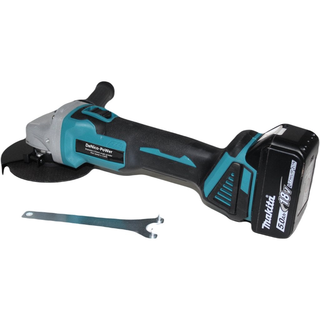 Foto 2 van Slijptol haakseslijper Flex 850w 18v voor Makita accu LXT