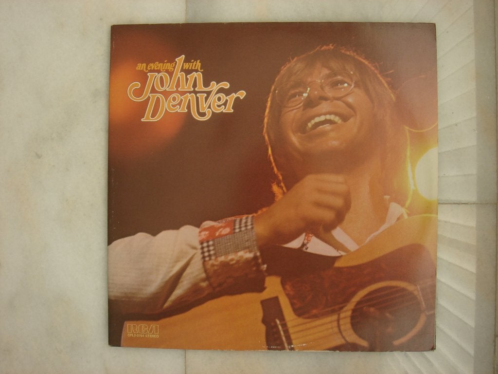 Dubbelalbum John Denver – An Evening with – CPL 20764, Cd's en Dvd's, Gebruikt, Pop, Ophalen of Verzenden, Dubbel-LP