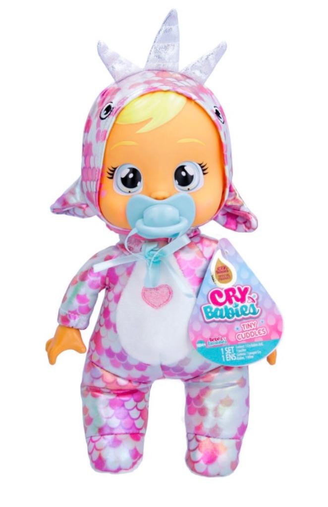 Cry Babies Tiny Cuddles Dino pop 25cm - Stella - Age: 18m+, Ophalen of Verzenden, Overige typen