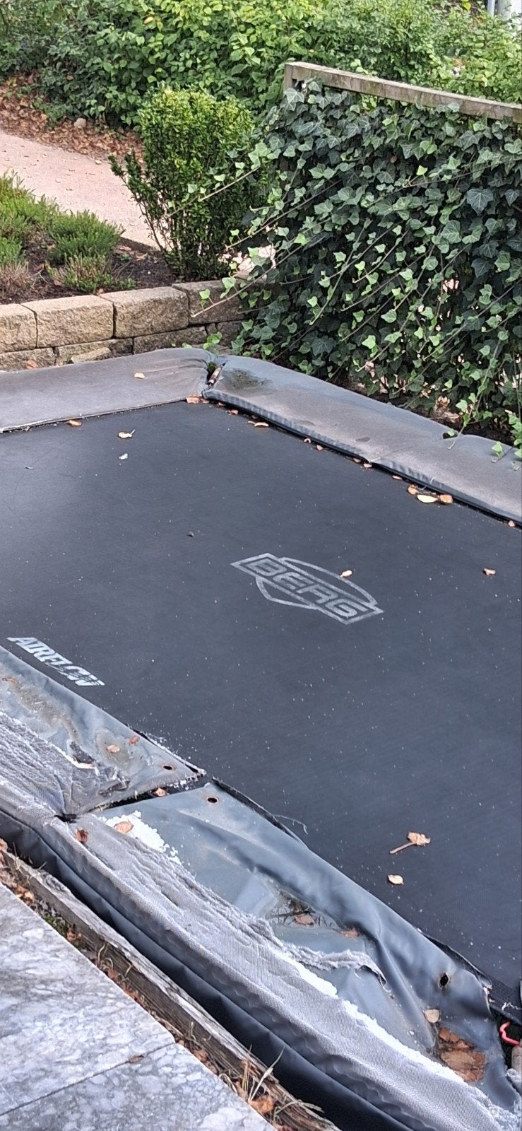 berg trampoline, Ophalen, Gebruikt