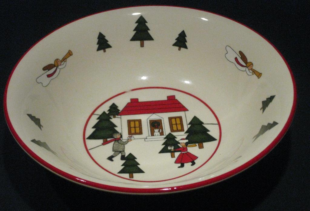 ((Mason's Christmas Village Papschaal)), Huis en Inrichting, Keuken | Servies, Ophalen, Nieuw, Porselein, Wedgwood