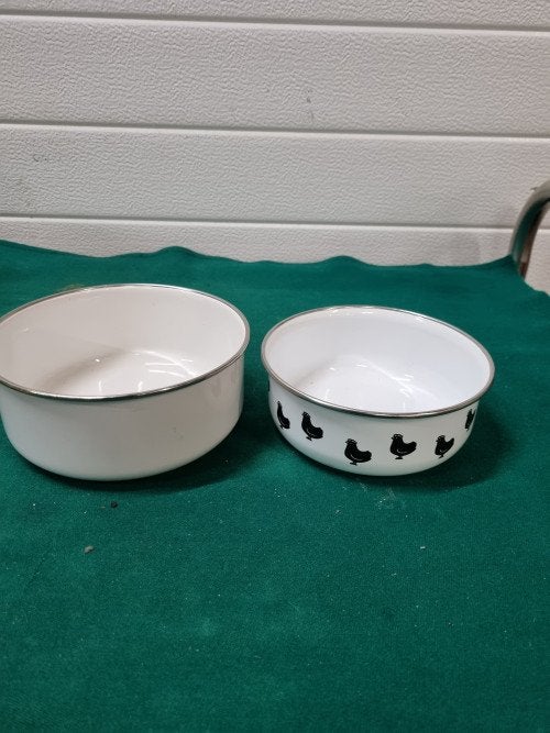 Emaille schaal wit, Ophalen of Verzenden, 'T Olde Gre-j, Info@toldegrej.nl, Endepoelstraat 20f Didam