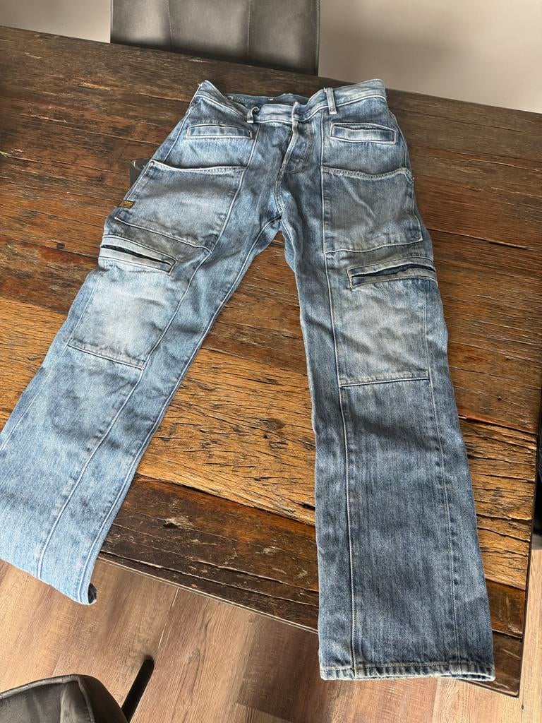 Stoere G-Star Raw Jeans - W28 victoria high straight, Ophalen of Verzenden, Zo goed als nieuw, Blauw, W28 - W29 (confectie 36)