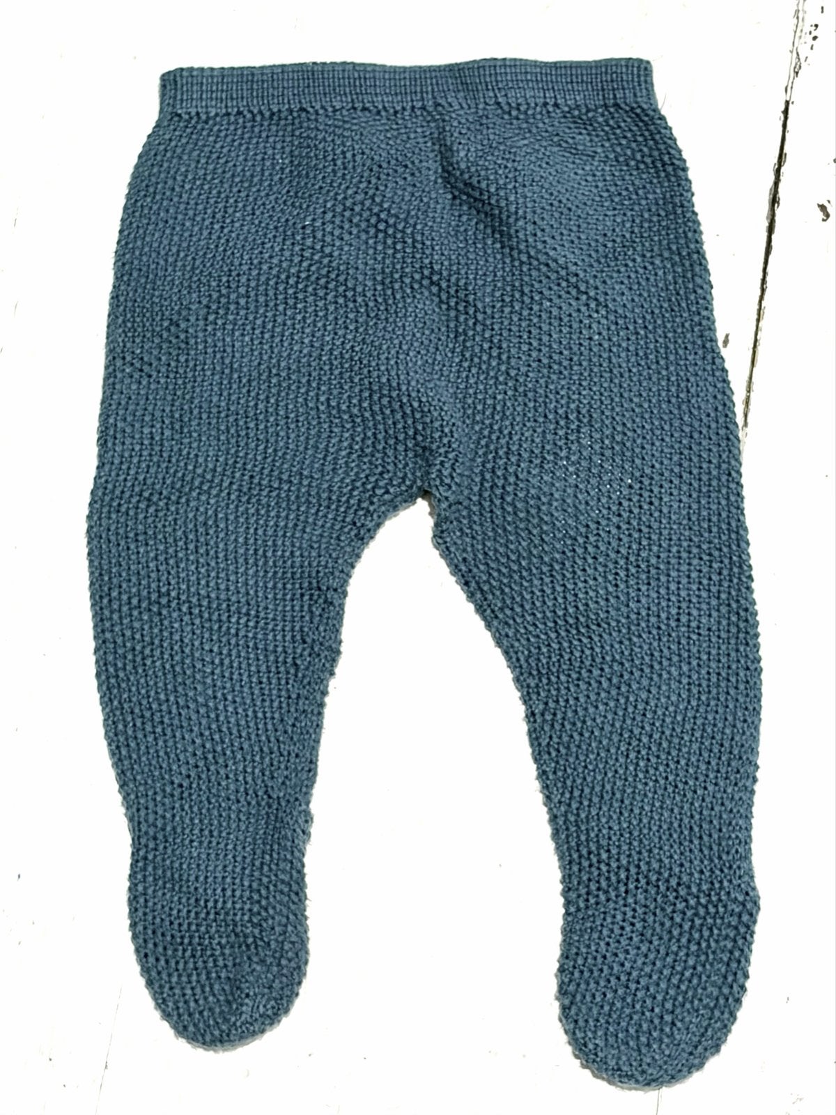 Zara gebreid broekje/maillot petrol maat 62 (1-3 mnd), Kinderen en Baby's, Ophalen of Verzenden, Zo goed als nieuw, Jongetje of Meisje