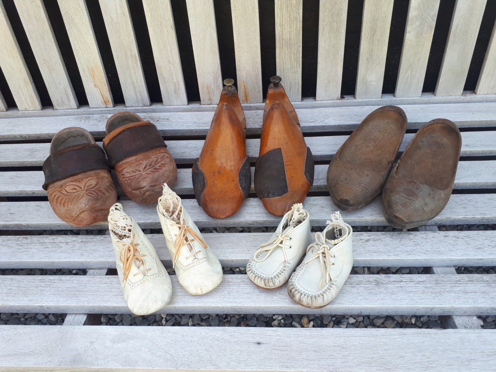 Oude schoentjes/klompjes/leesjes., Antiek en Kunst, Ophalen
