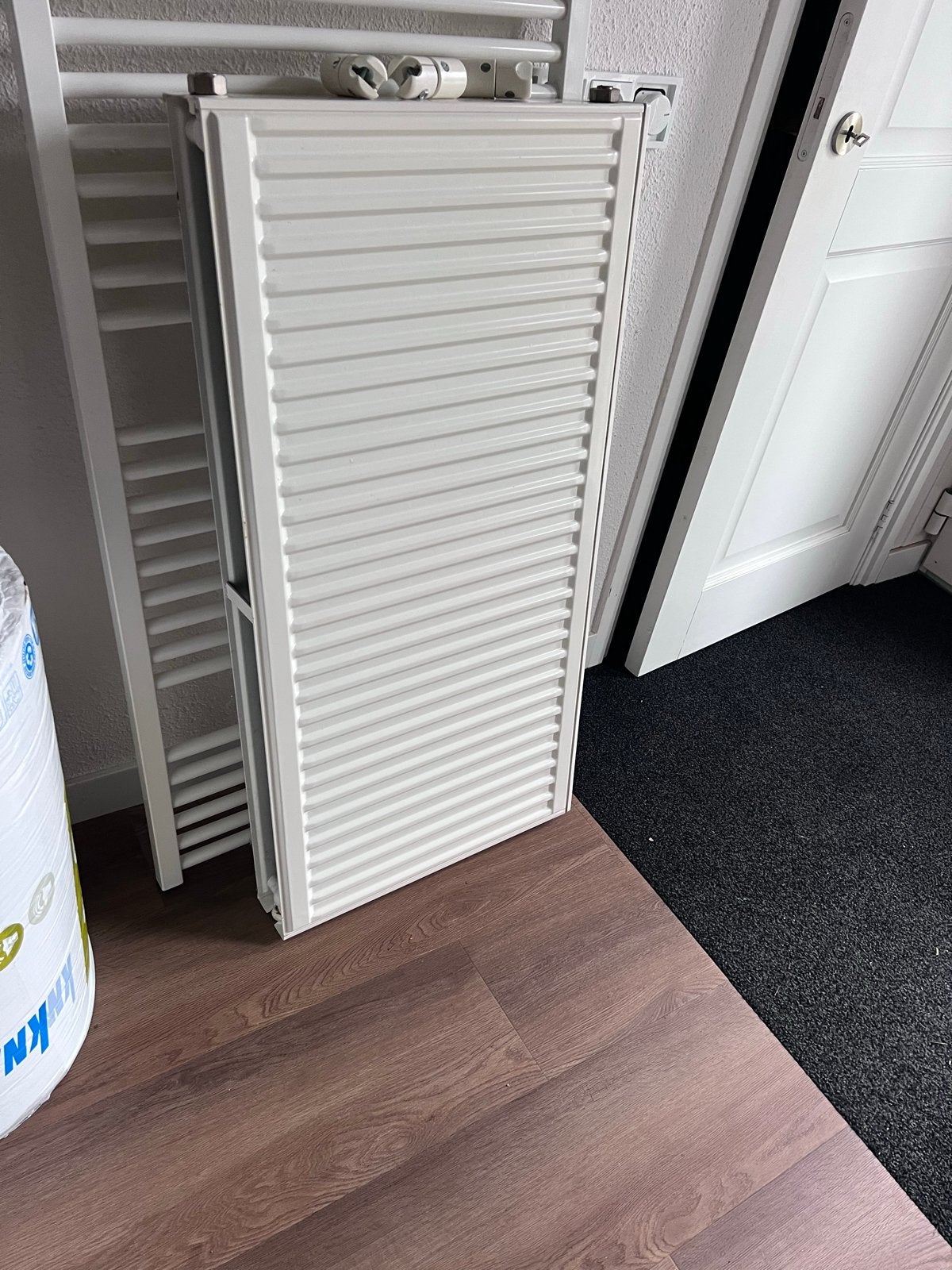 Witte radiator, gebruikt, Ophalen, Radiator, 60 tot 150 cm, 80 cm of meer