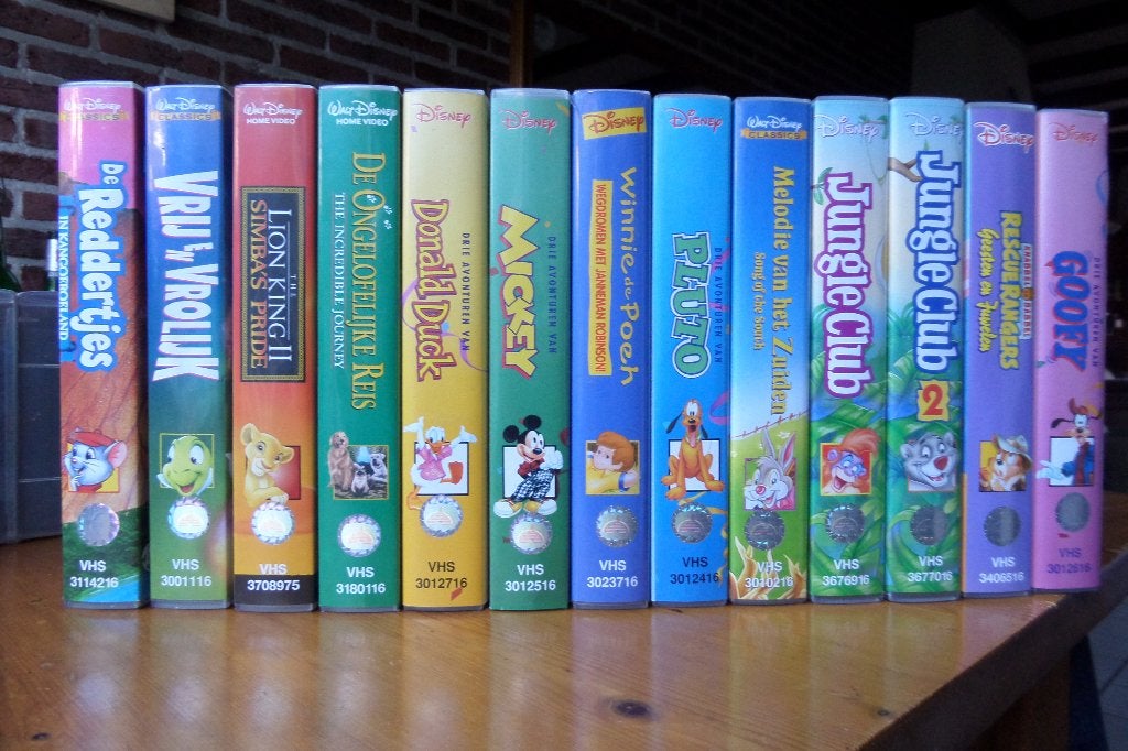 Disney video band 13 stuks, Cd's en Dvd's, Ophalen, Tekenfilm, Alle leeftijden, Nederlands
