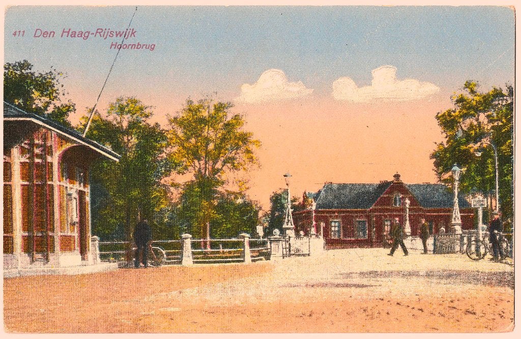 Rijswijk ZH 23, Hoornbrug,  richtprijs 5,50, Verzenden, Voor 1920, Ongelopen, Zuid-Holland