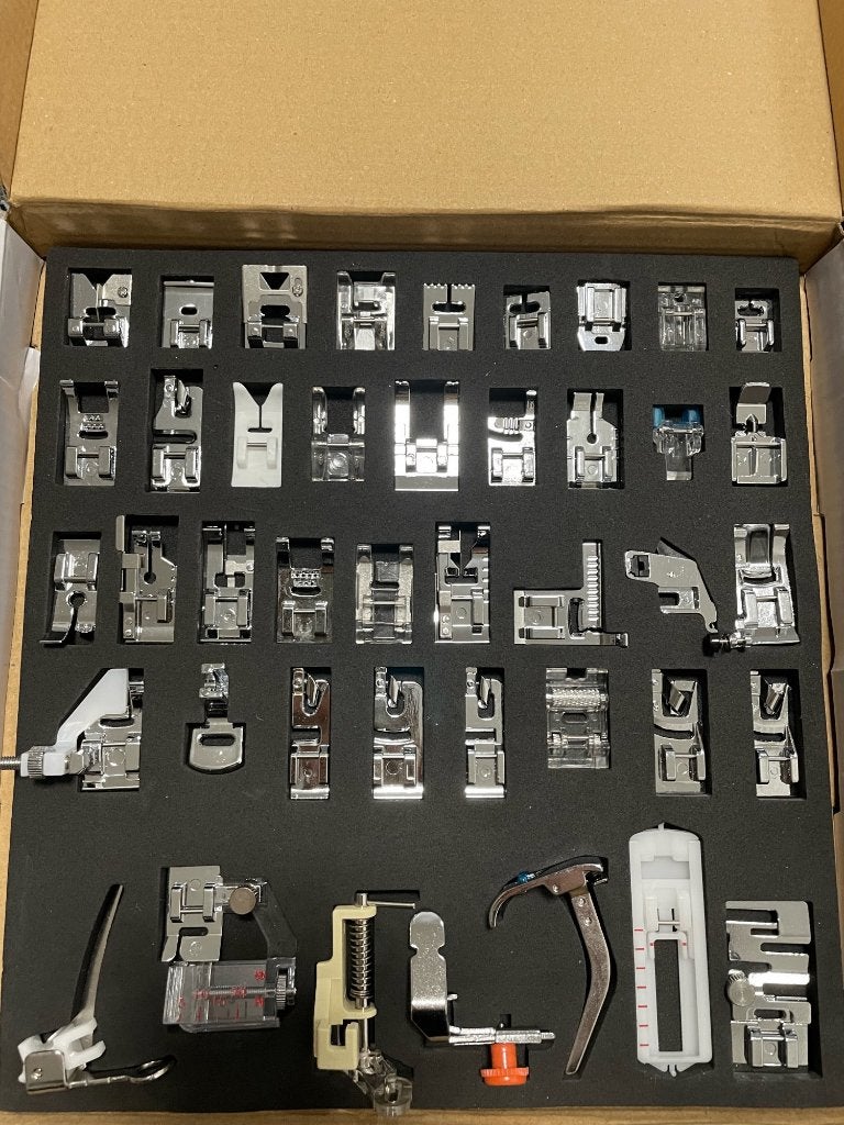 Naaimachine Accessoires Set / Onderdelen Voet Voetjes Voeten, Verzenden, Nieuw, Toebehoren, Overige merken