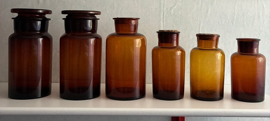 antieke apothekersflessen, Ophalen of Verzenden