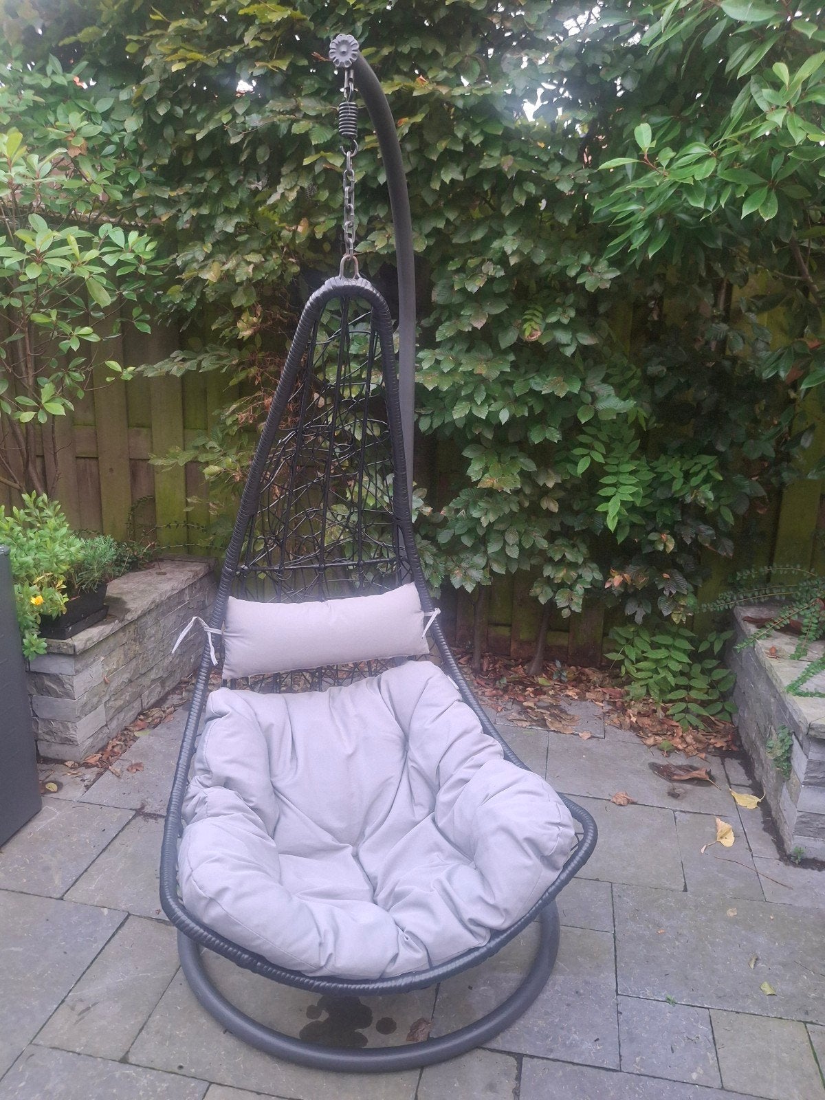 Intratuin Hangstoel met hoes - Gebruikt, Tuin en Terras, Ophalen, Gebruikt, Metaal