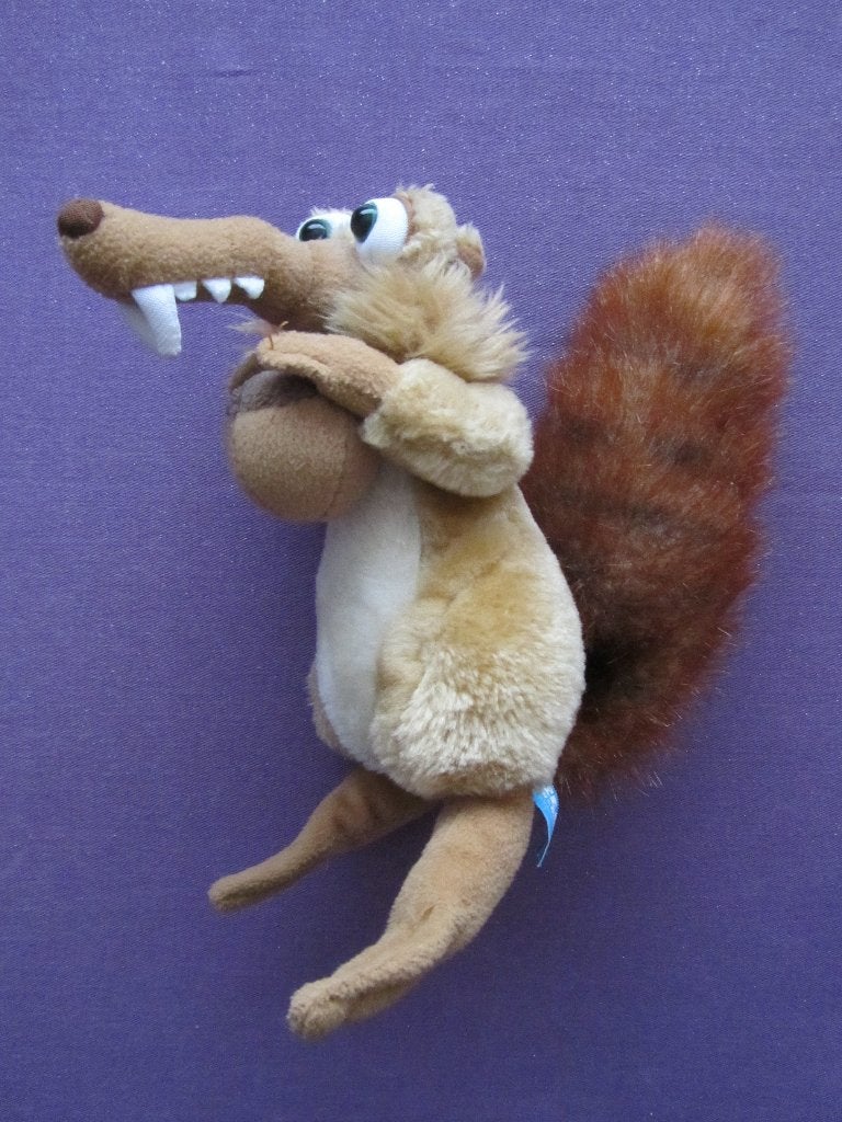 ICE AGE PLAY BY PLAY Knuffel SABELTAND EEKHOORN SCRAT 2008, Overige typen, Nieuw, Ophalen of Verzenden, Met label