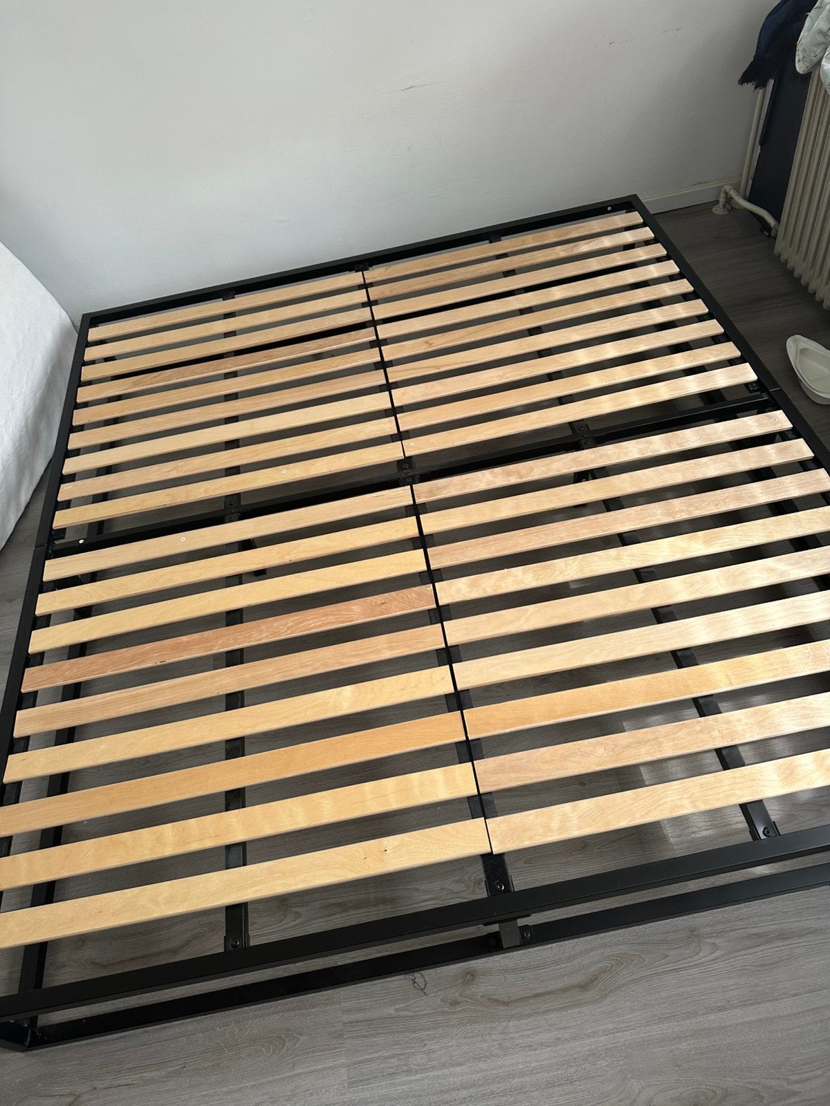 Emma Metalen Bed tweepersoonsbed 180x200, Ophalen, Zo goed als nieuw, Tweepersoons, 180 cm