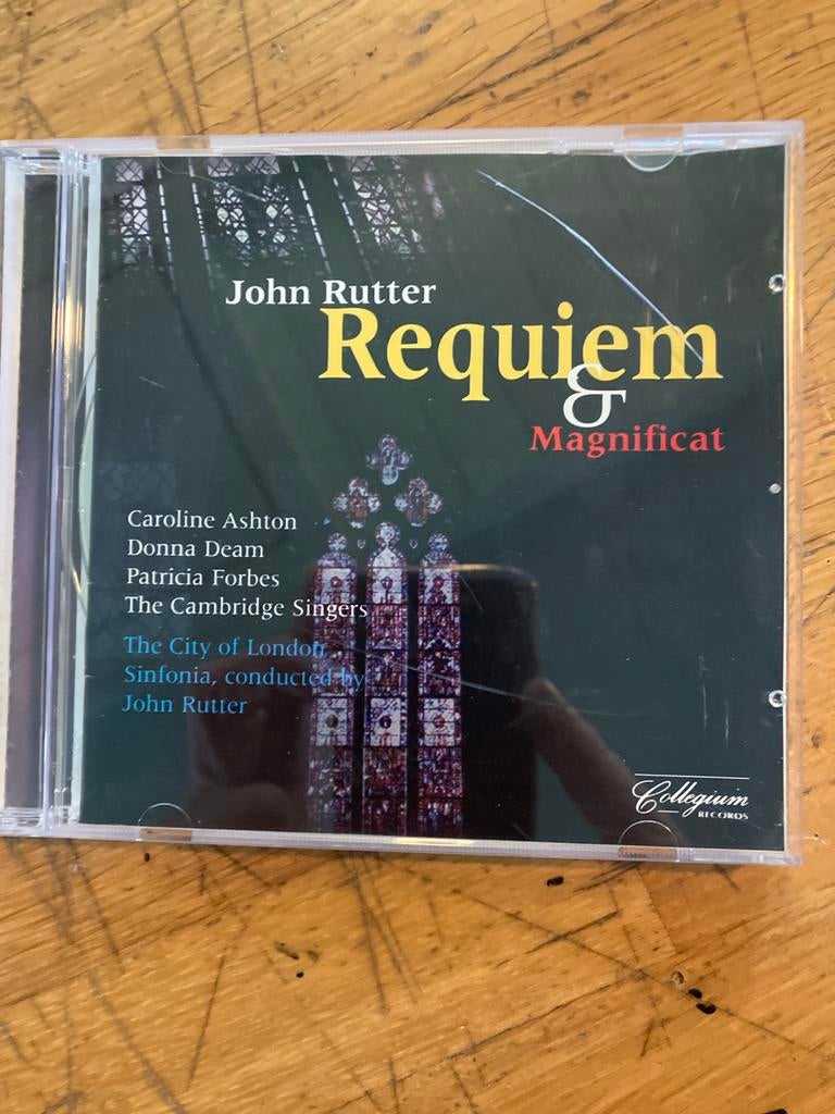 John Rutter - Requiem & Magnificat CD, Cd's en Dvd's, Ophalen of Verzenden, Modernisme tot heden, Zo goed als nieuw, Vocaal