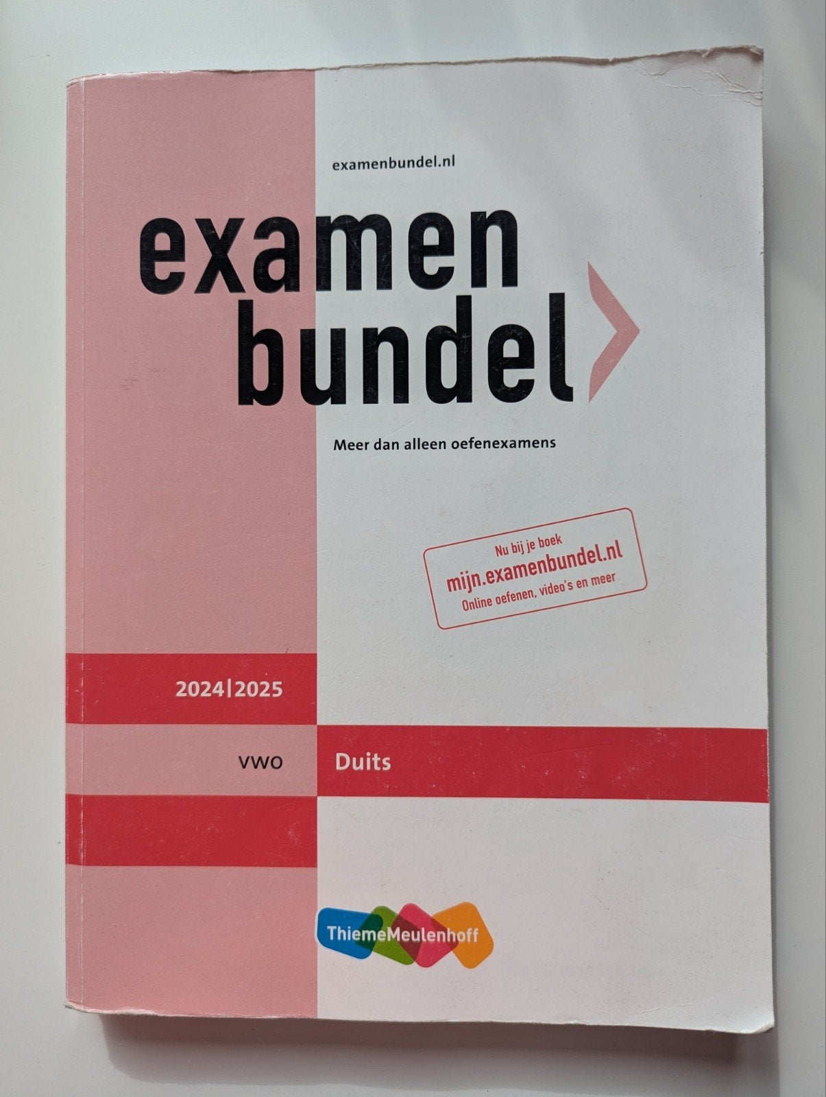 Examenbundel VWO Duits 2024/2025, Boeken, Gelezen, ThiemeMeulenhoff, Ophalen of Verzenden, Alpha