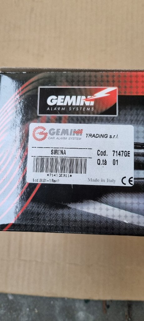 Gemini 7147 alarm hoorn NIEUW., Ophalen of Verzenden, Nieuw