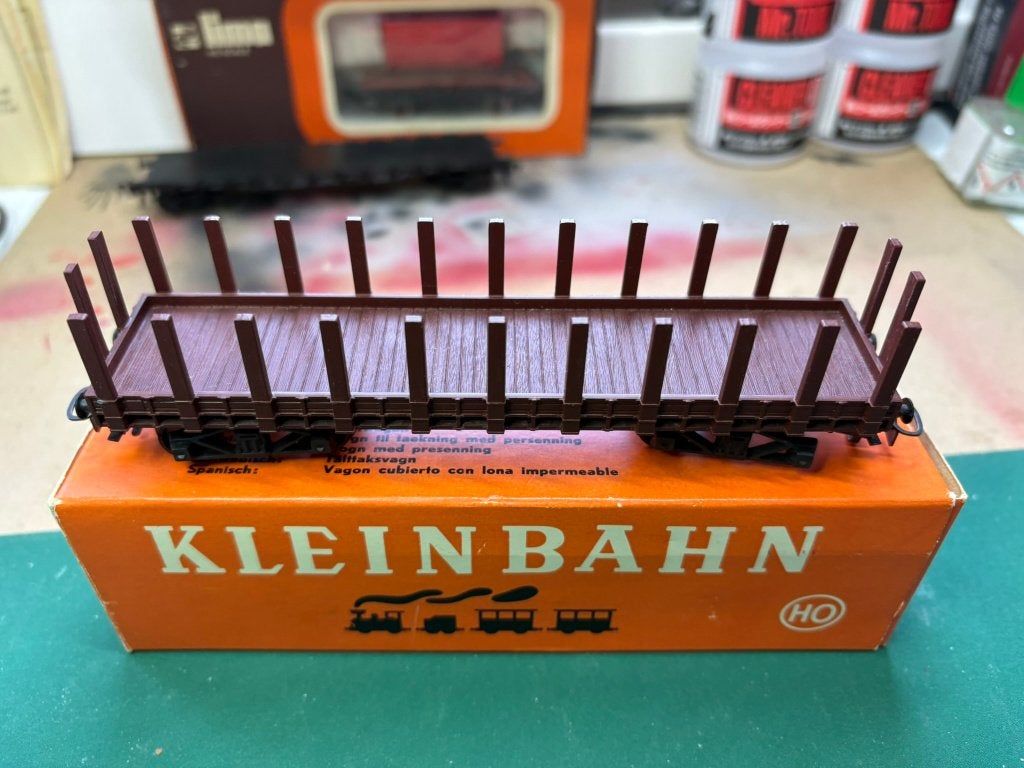 Kleinbahn open spijlen wagen IMG 7897/8/9, Hobby en Vrije tijd, Modeltreinen | H0, Ophalen of Verzenden, Gebruikt, Gelijkstroom