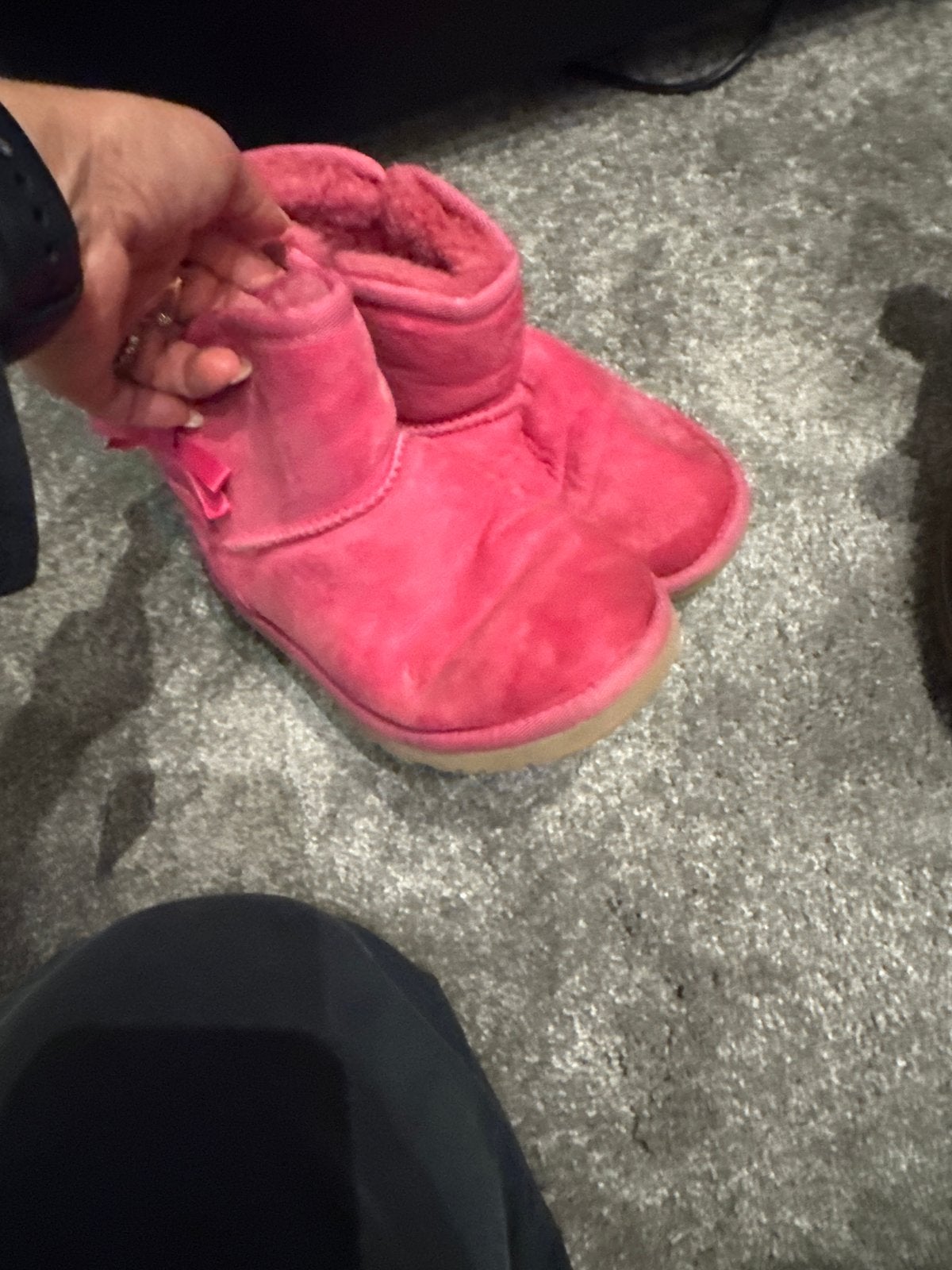 Roze Uggs maat 32 voor meisjes, Ophalen of Verzenden, Gebruikt, Meisje, Laarzen
