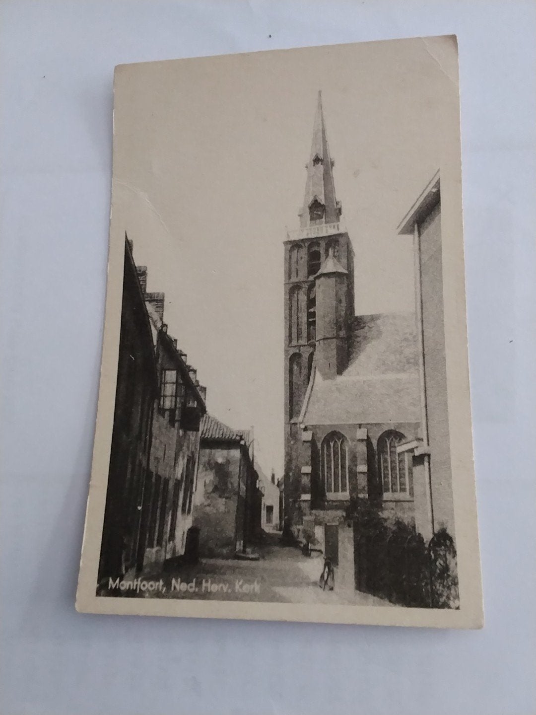 Oude Ansichtkaart Montfoort, Ned. Herv. Kerk, Verzamelen, Ansichtkaarten | Nederland, Ophalen of Verzenden