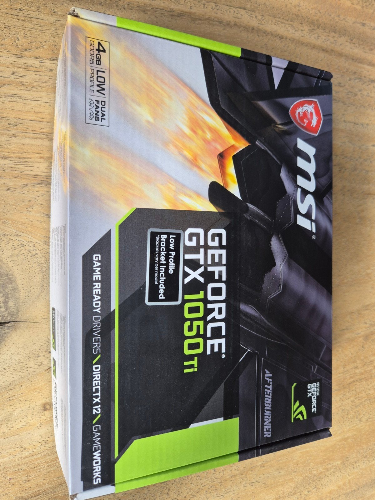 MSI GeForce GTX 1050 Ti 4GB GDDR5, Computers en Software, PCI-Express 3, Gebruikt, HDMI, Ophalen of Verzenden
