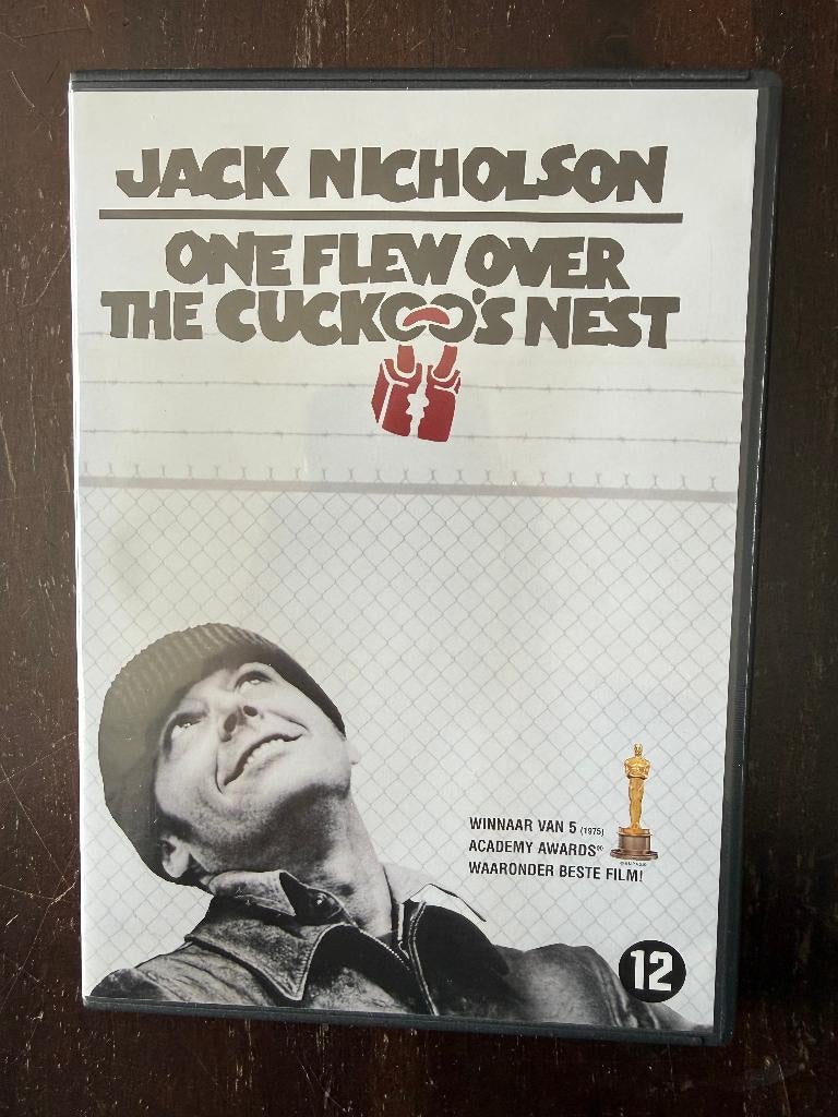 One Flew over the Cuckoo's nest met Jack Nicholson DVD, 1960 tot 1980, Drama, Ophalen of Verzenden, Zo goed als nieuw