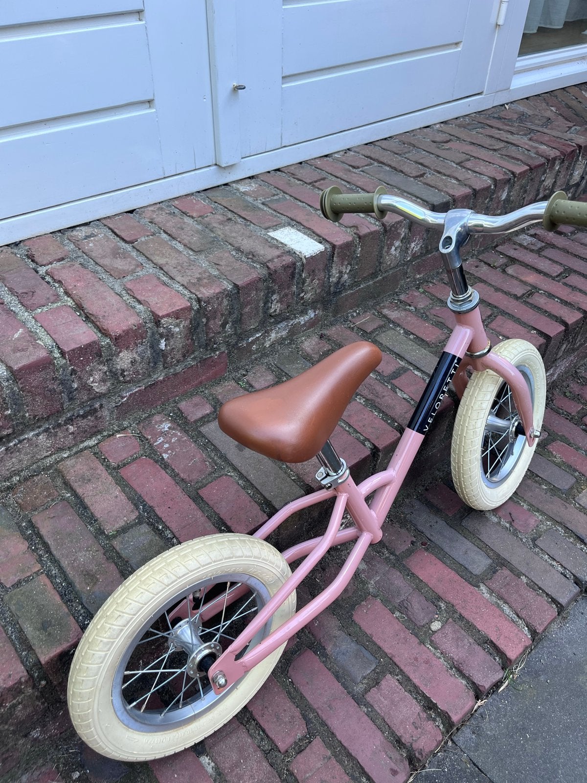 Roze Veloretti loopfiets voor kinderen, Ophalen, Gebruikt, Loopfiets