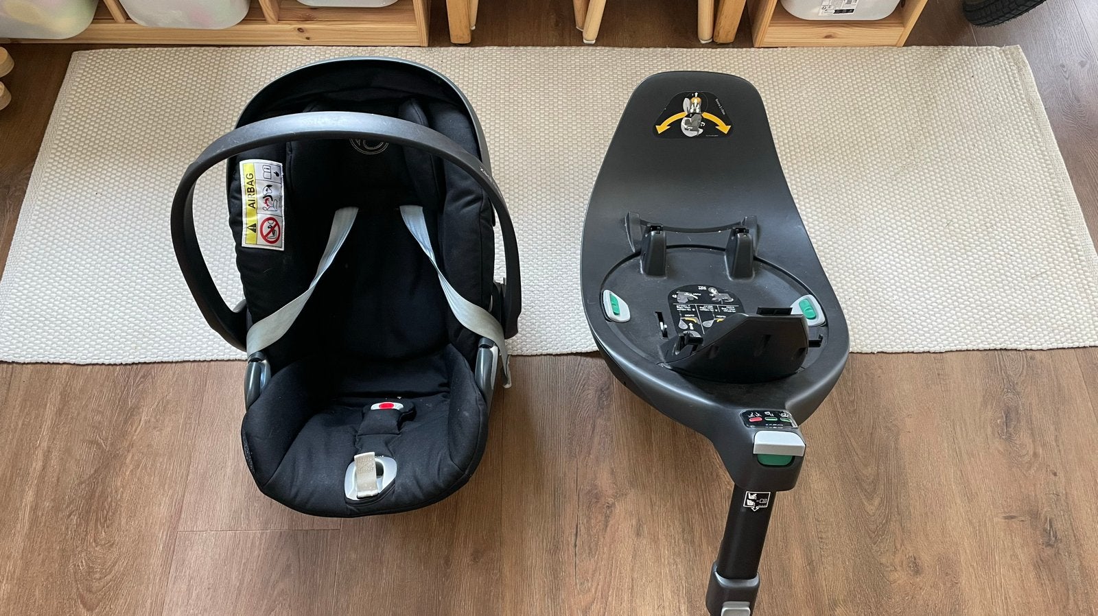 Cybex Cloud Z i-Size Plus autostoel Base Z Isofix, Zijbescherming, Zo goed als nieuw, Isofix, 0 t/m 13 kg