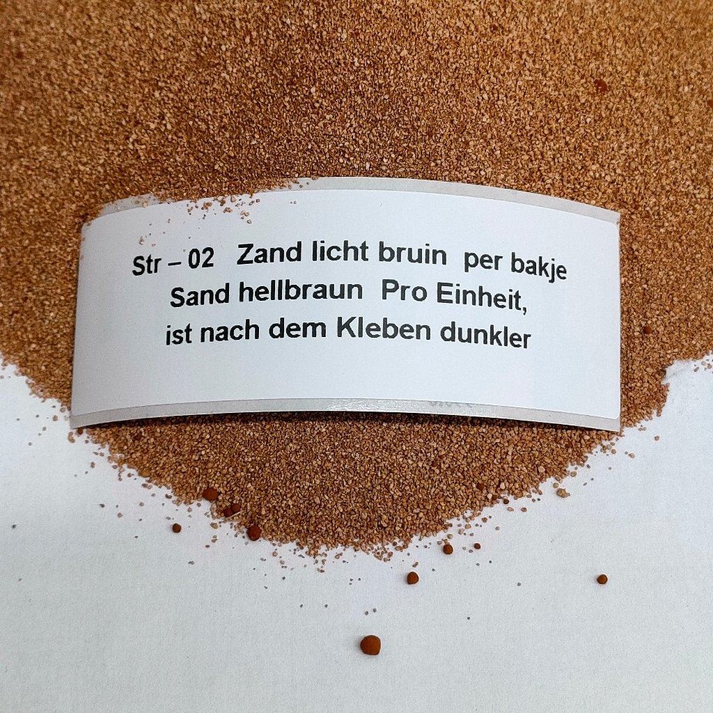 modeltrein Str – 02  gekleurd zand licht bruin, Overige merken, Gelijkstroom, Natuur, Nieuw