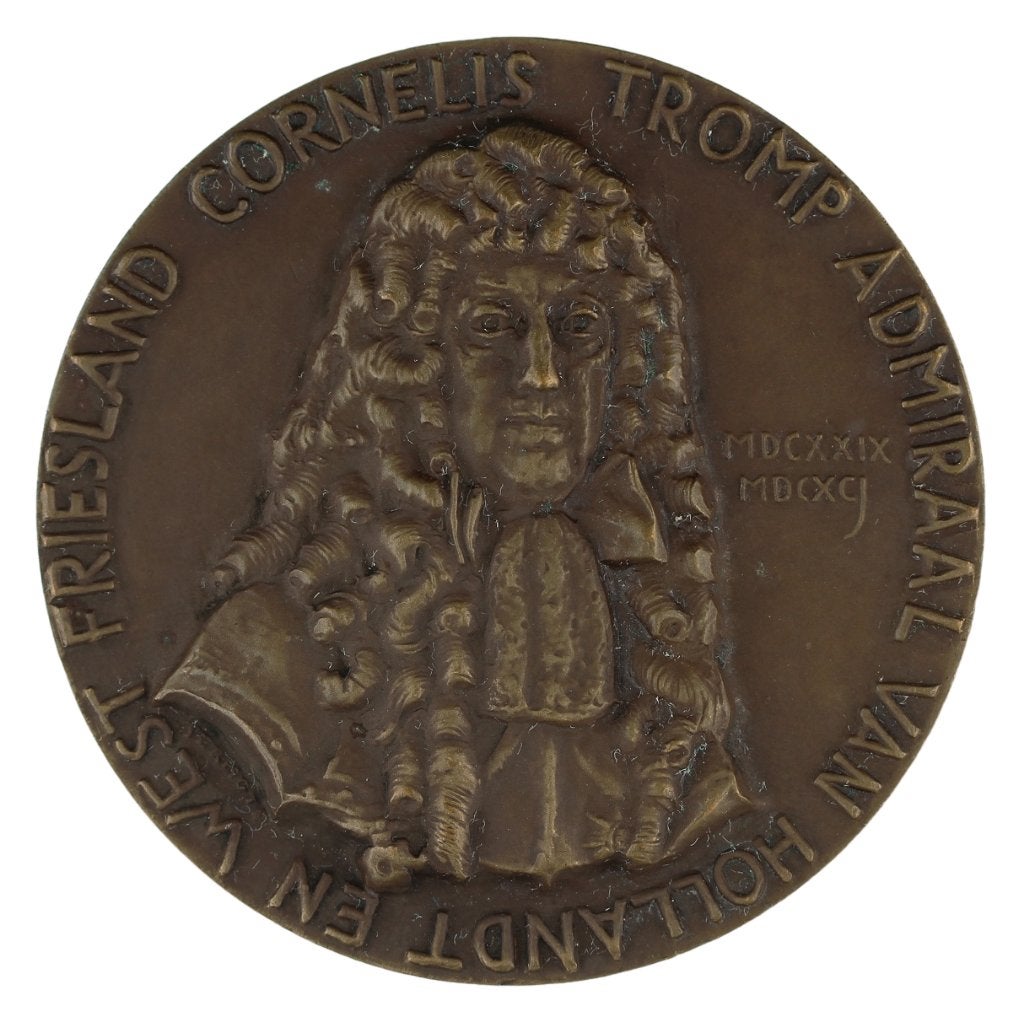 Penning VPK 1941 Albert Termote : Cornelis Tromp, Postzegels en Munten, Penningen en Medailles, Brons, Nederland, Verzenden