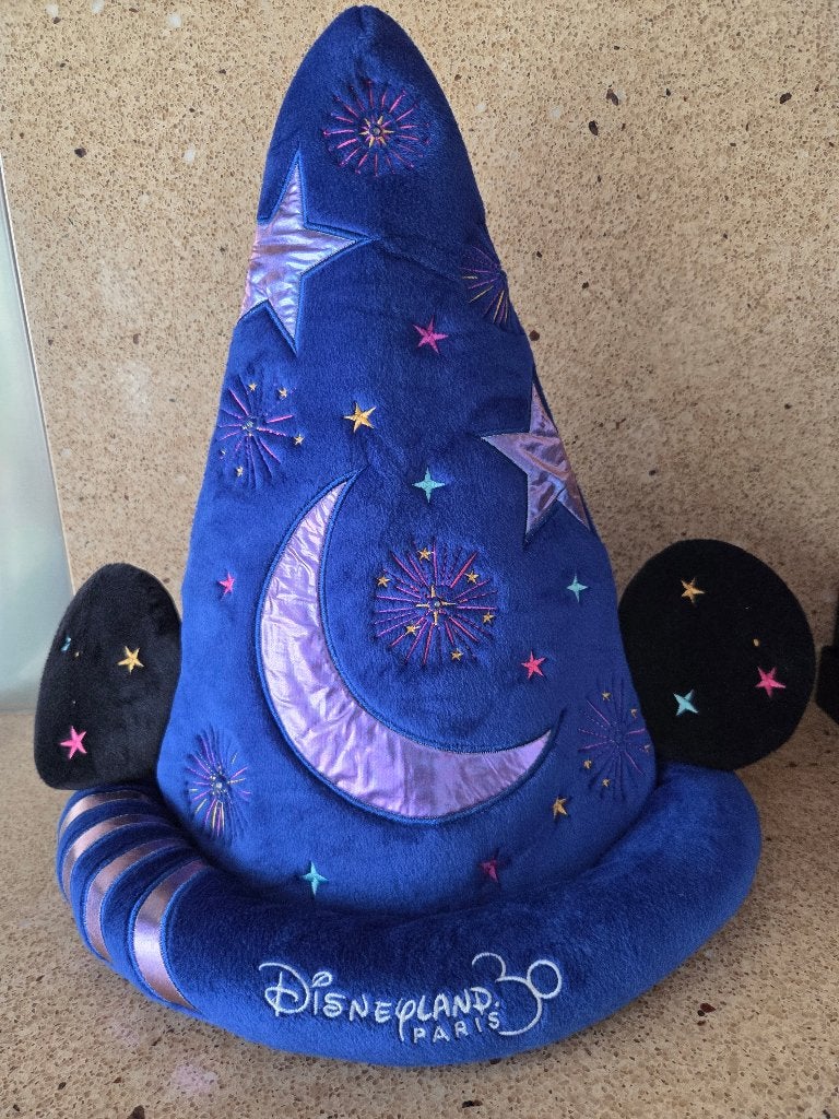 Mickey Disney 30 jaar hoed Light up Sorcerer tovenaarsmuts, Ophalen of Verzenden, Mickey Mouse, Zo goed als nieuw, Kleding of Textiel