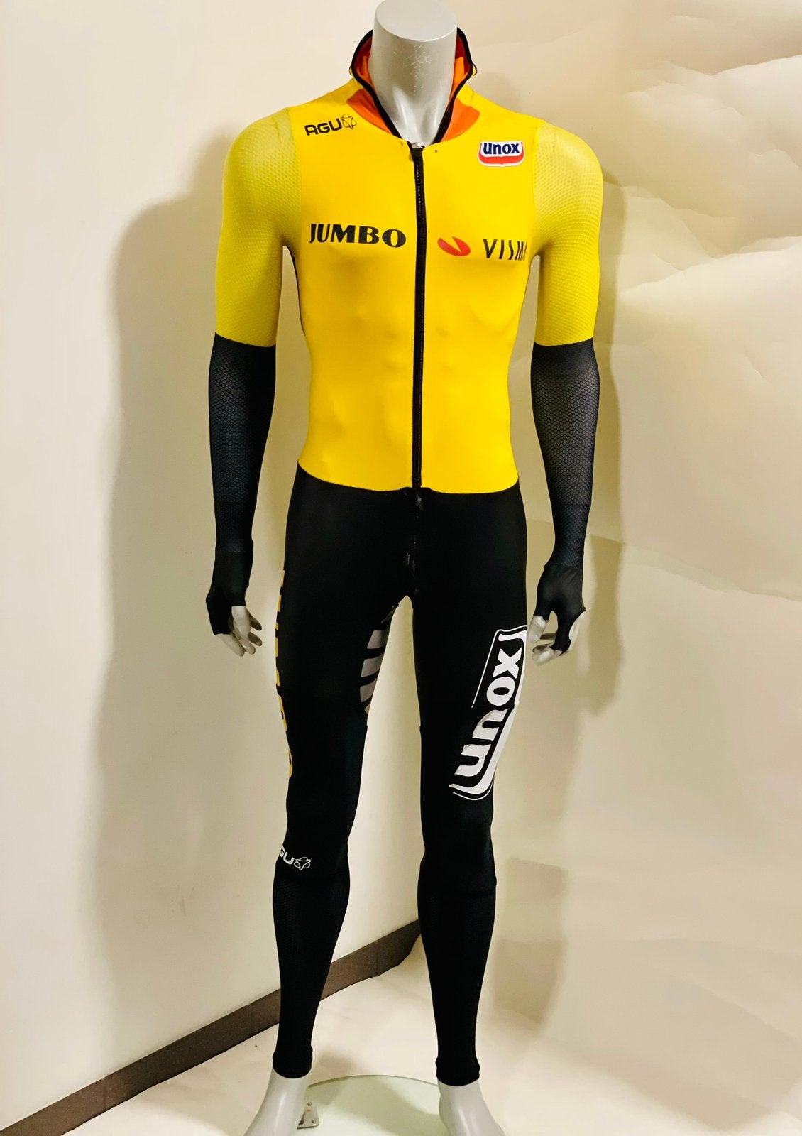 Schaatskleding schaatspak snelpak speedsuit maat M rubber, Ophalen of Verzenden, Zo goed als nieuw