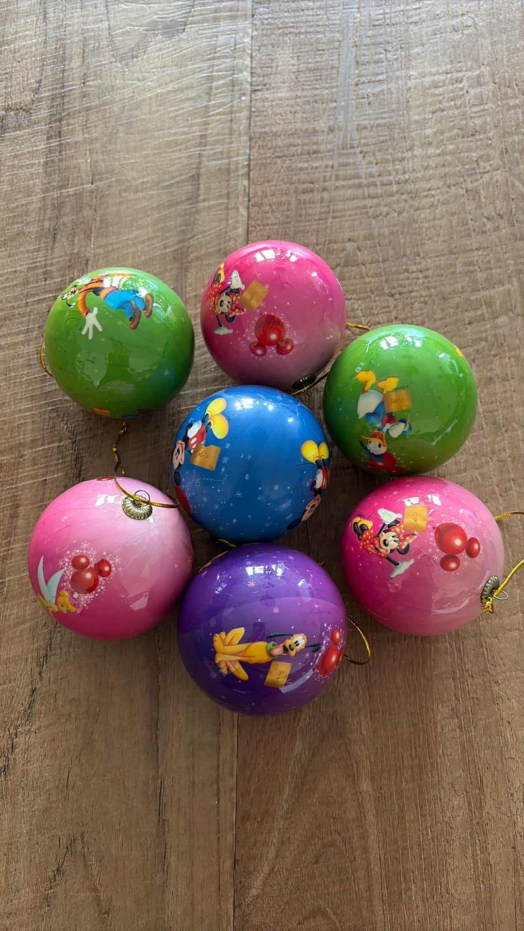 Plastic kerstballen van Disney, Ophalen of Verzenden, Nieuw