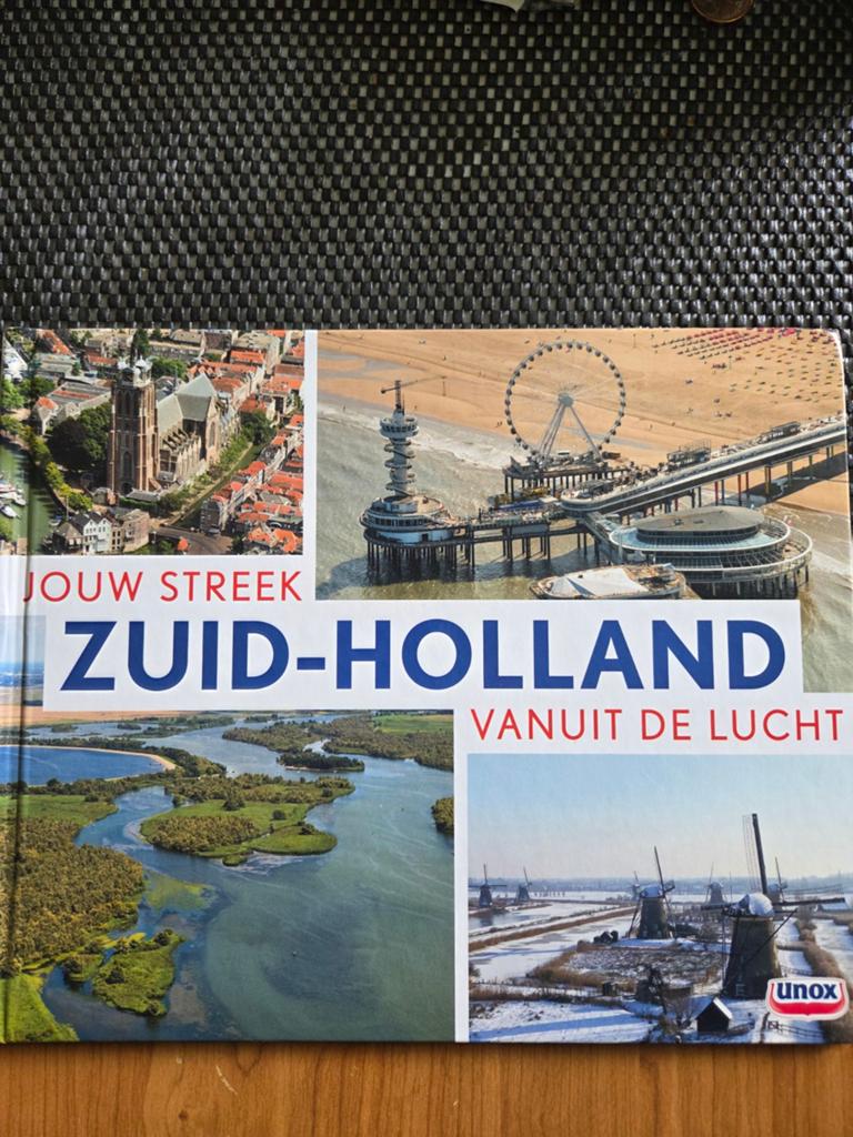 Jouw Streek Zuid-Holland Vanuit de Lucht - Unox Boek, Boeken, Ophalen of Verzenden, Zo goed als nieuw, Onbekend, Zuid-Holland