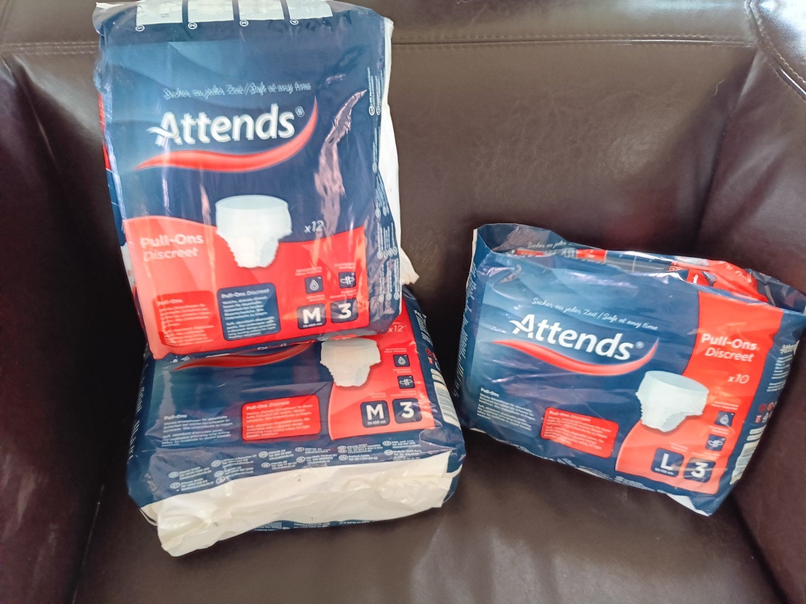 3 dichte verpakkingen incontinentie broekjes, Ophalen of Verzenden, Nieuw