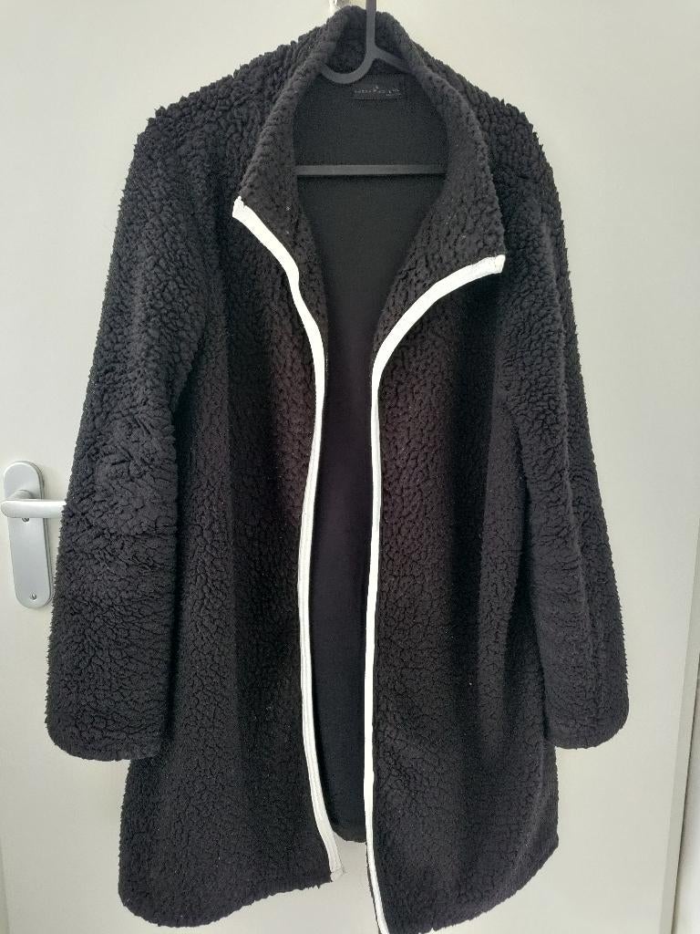 Emery Rose coat black size XXL, Kleding | Dames, Ophalen of Verzenden, Zo goed als nieuw, Maat 46/48 (XL) of groter, Zwart