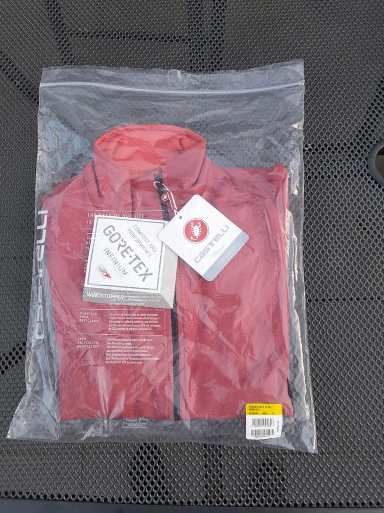 Castelli Transition 2W Jacket woman Dames Maat S, Ophalen of Verzenden, Nieuw, Kleding