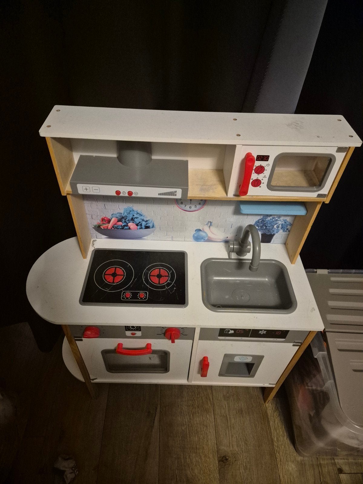 Grote speelkeuken + winkeltje + veel accessoires, Ophalen, Gebruikt