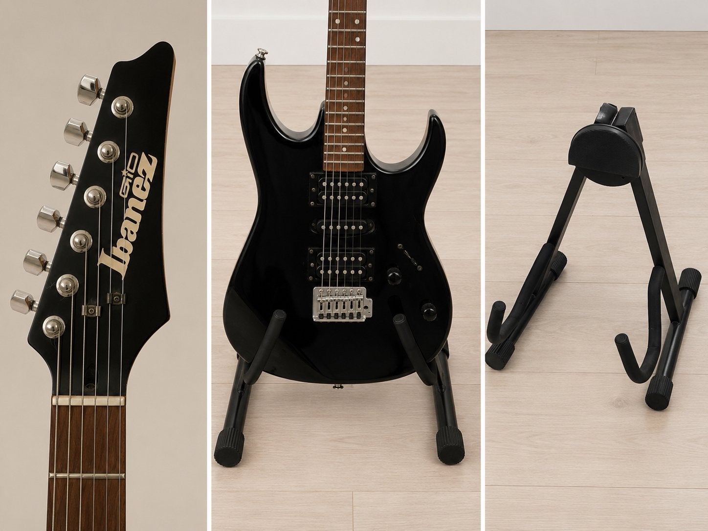 Ibanez GIO elektrische gitaar met Fender Rumble 15 versterke, Gebruikt, Ibanez, Met versterker, Ophalen of Verzenden
