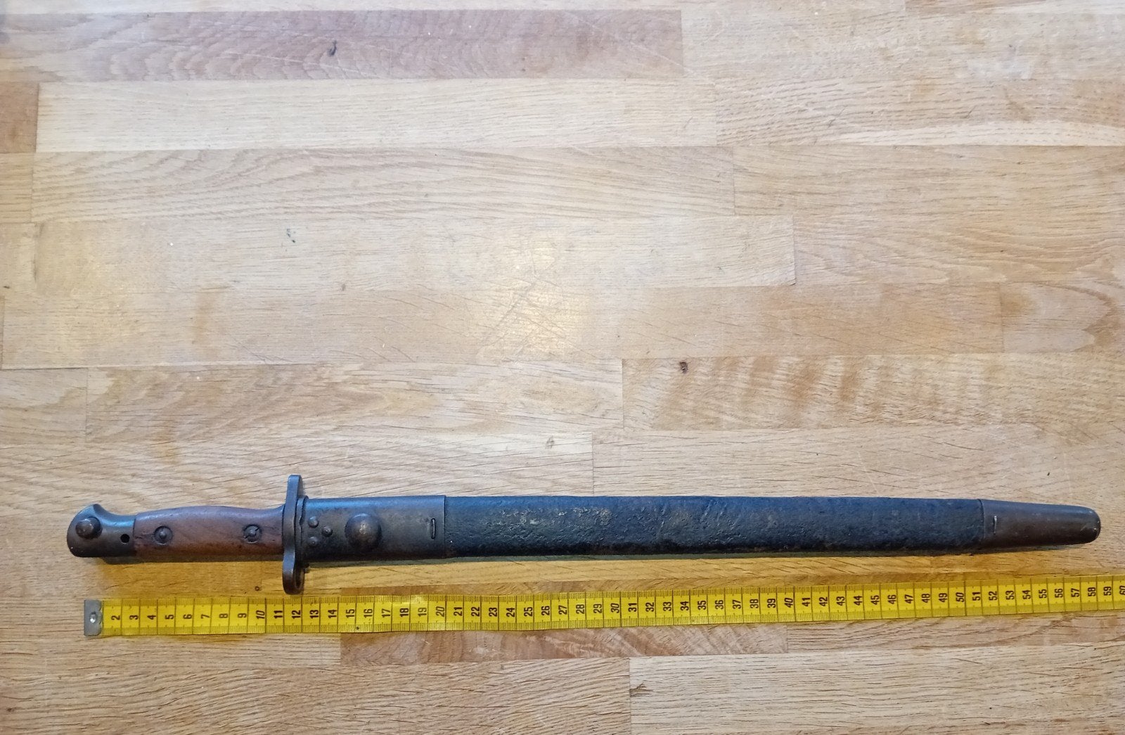 ​Zeldzame Japanse Type 30 Arisaka Bajonet Zeldzaam Roemeens!, Ophalen of Verzenden, Landmacht, Overige gebieden, Zwaard of Sabel