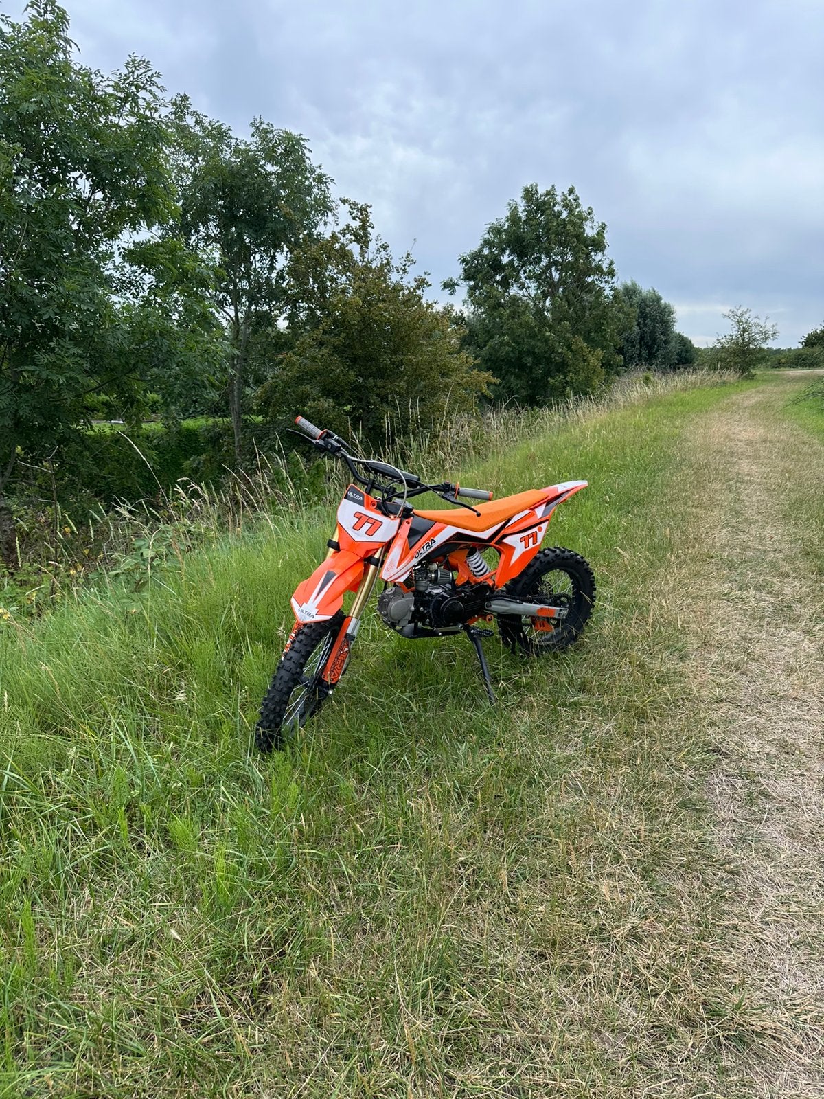 Ultra Crossmotor, Fietsen en Brommers, Minibikes, Midibikes en Pitbikes, Ophalen, Zo goed als nieuw, Dirtbike