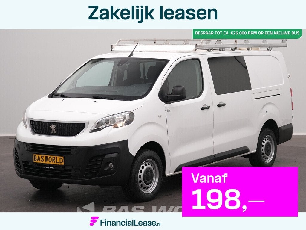 Peugeot Expert 120pk 4x4 Dangel L3H1 Dubbel Cabine Imperiaal, 1940 kg, Stof, Gebruikt, Euro 6