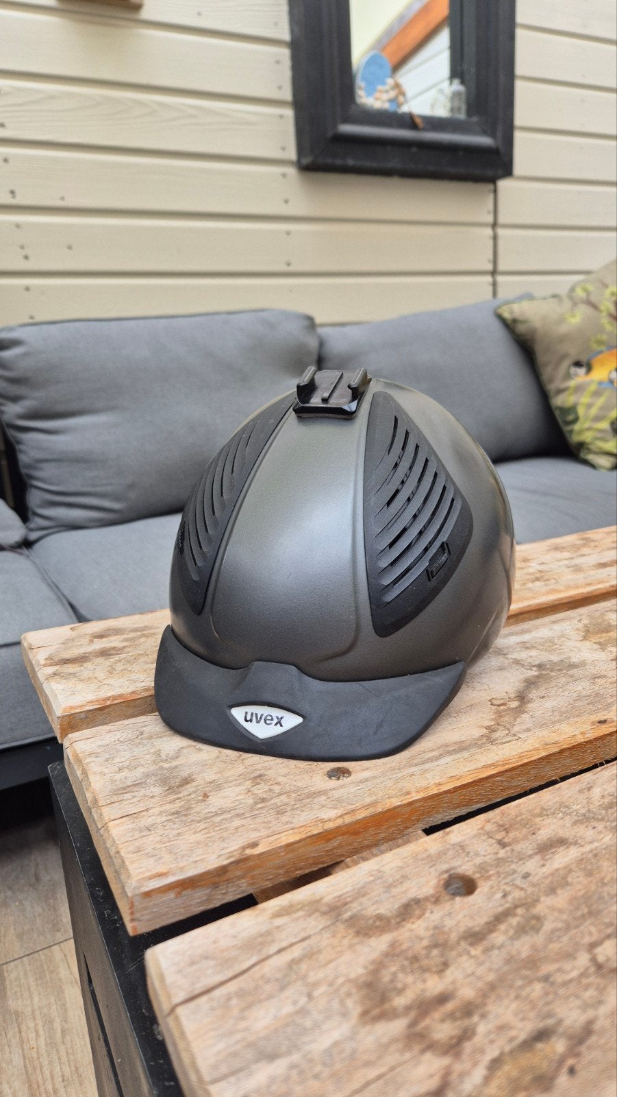 Uvex paardrij helm, Ophalen, Gebruikt, Rijhelm/cap