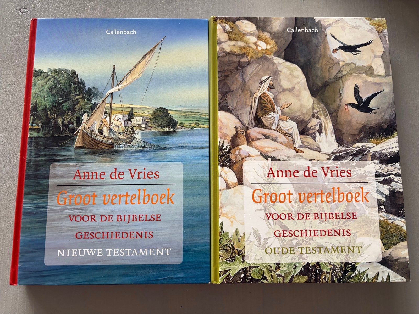 Groot Vertelboek Oude- en Nieuwe Testament - Anne de Vries, Boeken, Ophalen of Verzenden, Zo goed als nieuw, Christendom | Protestants