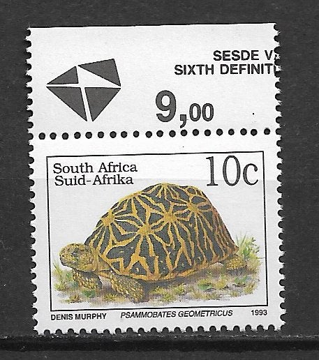 Zuid Afrika 1994 Geometrische landschildpad reprint pfris, Verzenden, Zuid-Afrika, Postfris