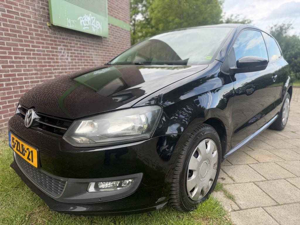 Volkswagen Polo 1.6 TDI BlueM Match.*2012*Cruise|Airco|Stoel, Voorwielaandrijving, Euro 5, Gebruikt, Zwart